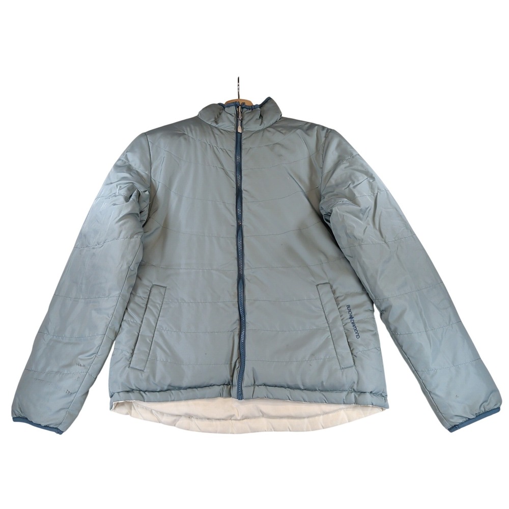 Black Diamond Reversible Down Puffer Jacket Blue White Mens Medium Gorpcore